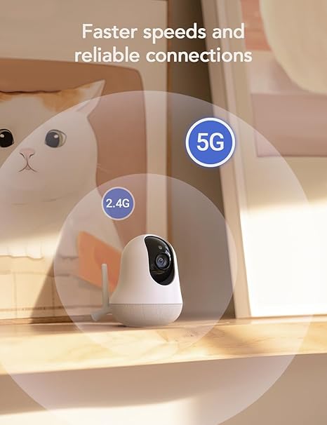 Smart WiFi Baby Monitor with App – HD Video, Night Vision & Two-Way Audio & Real-Time Alerts